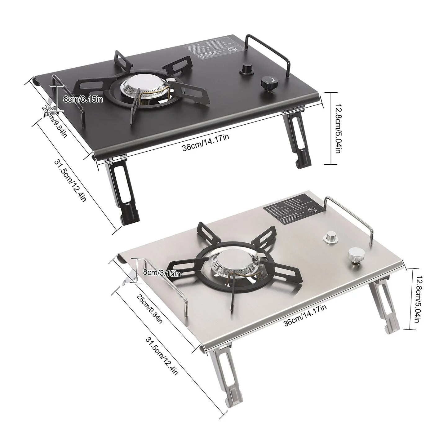 Portable Gas Stove Foldable for Outdoor Hiking