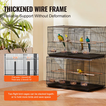 Bird Cage Stackable Divided Small Animal Cage