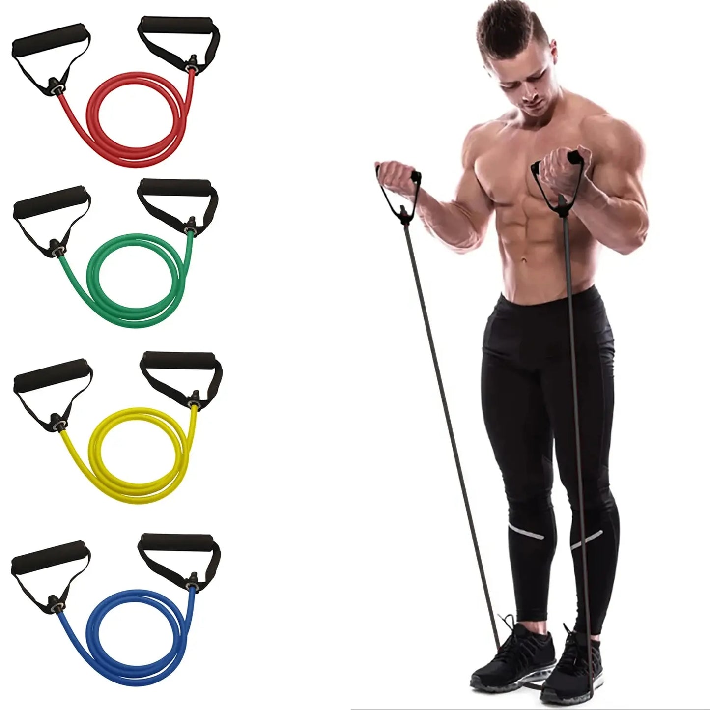 Resistance Bands With Handles, Strength Training