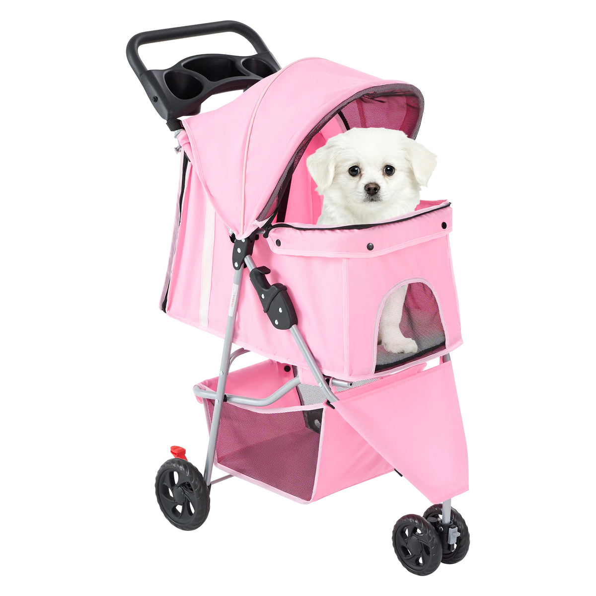 Foldable Pet Stroller for Small Dogs and Cats
