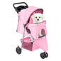 Foldable Pet Stroller for Small Dogs and Cats