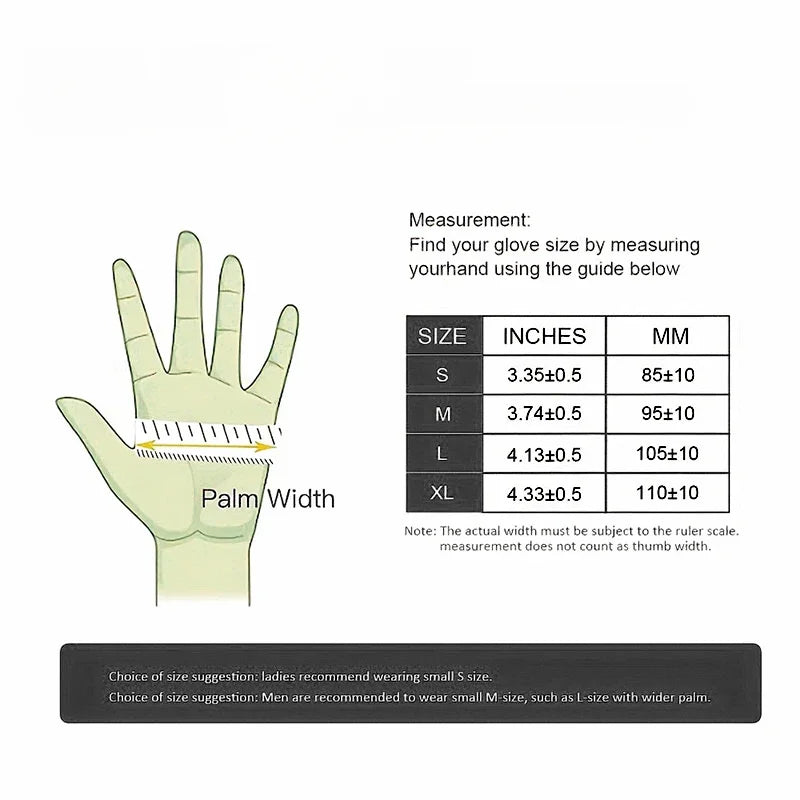 100PCS Black Nitrile Disposable Gloves Latex Free