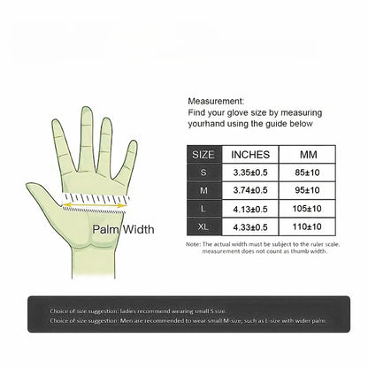 100PCS Black Nitrile Disposable Gloves Latex Free
