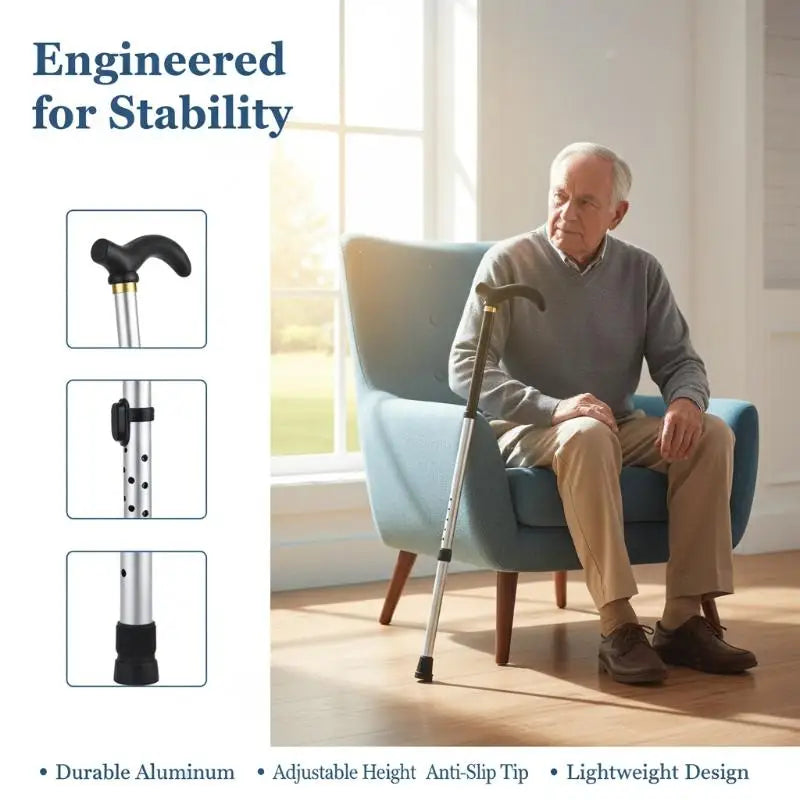 Walking Stick Crutch for Old Man
