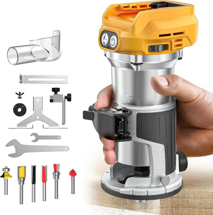 Cordless Compact Router, for Woodworking
