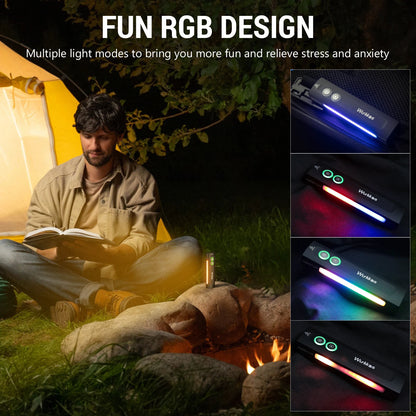 Flashlight with UV Light White Flood, Waterproof