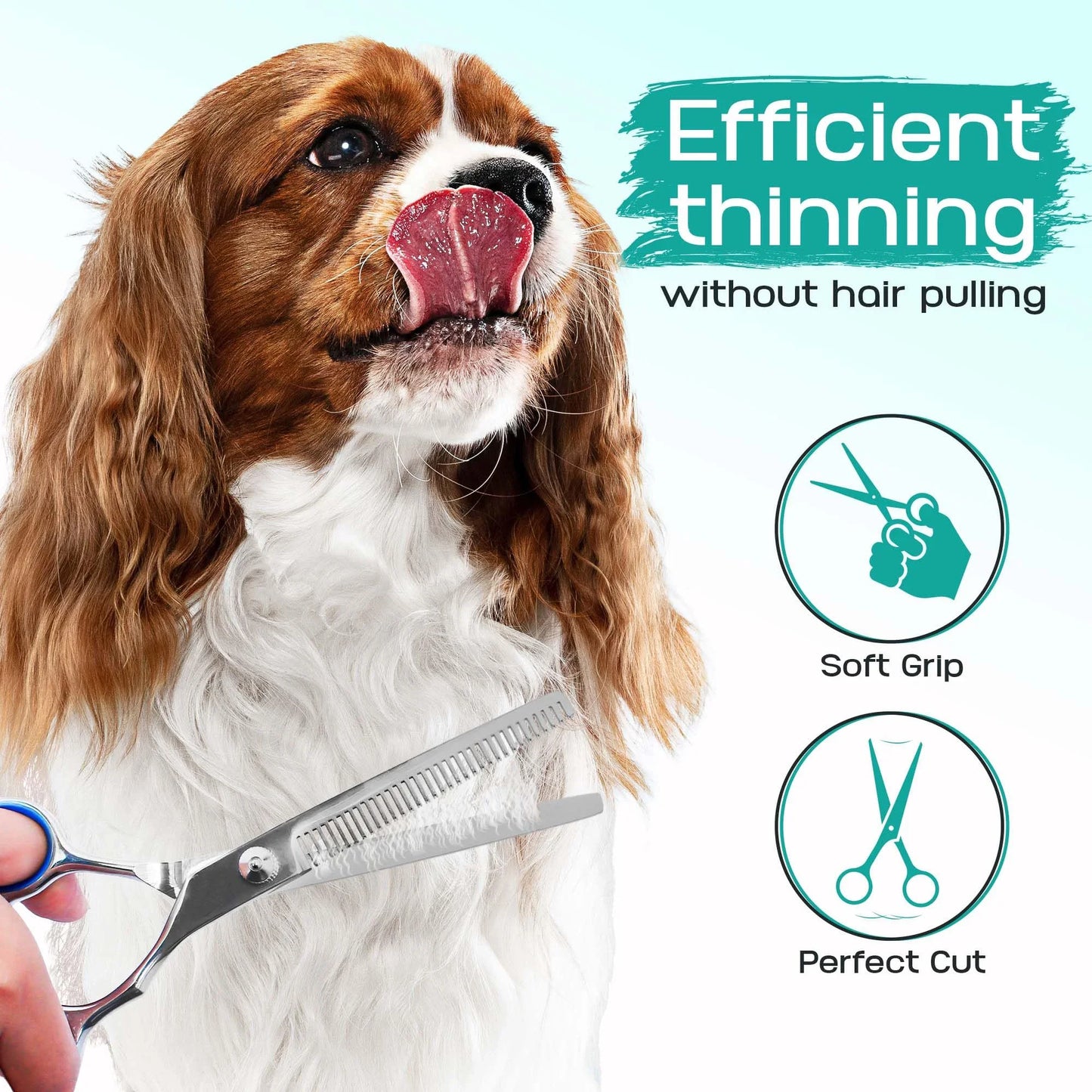 Dogs Grooming Scissors, Dog and Cat Hair Thinning