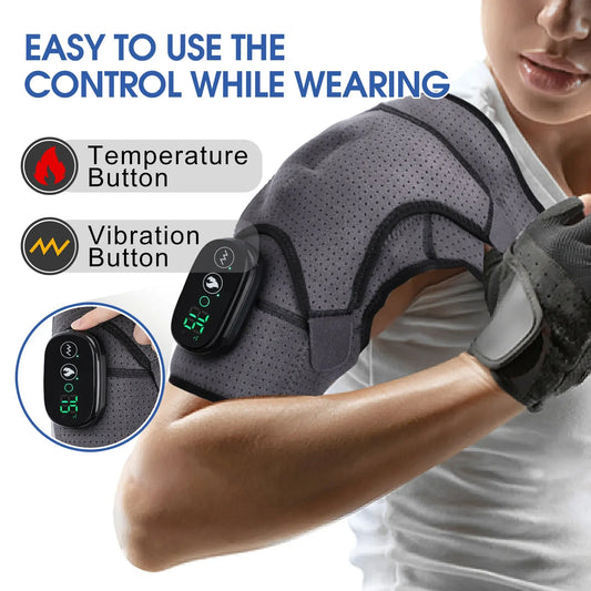 Shoulder Massage Belt Led Hot Compress