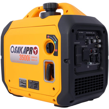 3500 Watt Portable Inverter Generator Gas Powered, Outdoor, Camping