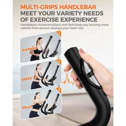 Elliptical Exercise Machine with16Level Resistance, HyperQuiet