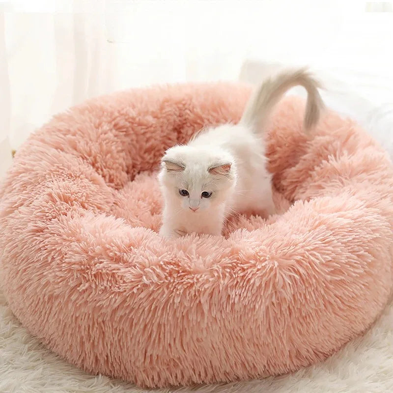Donut Round Bed Comfortable Sleeping  for  Dog and Cat