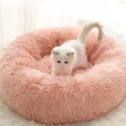 Donut Round Bed Comfortable Sleeping  for  Dog and Cat