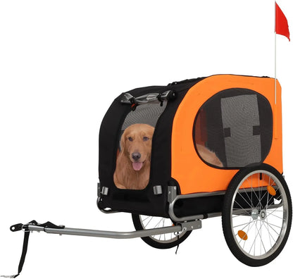 Dog Bike Trailer,  Pet Bicycle Carrier, Universal Coupler