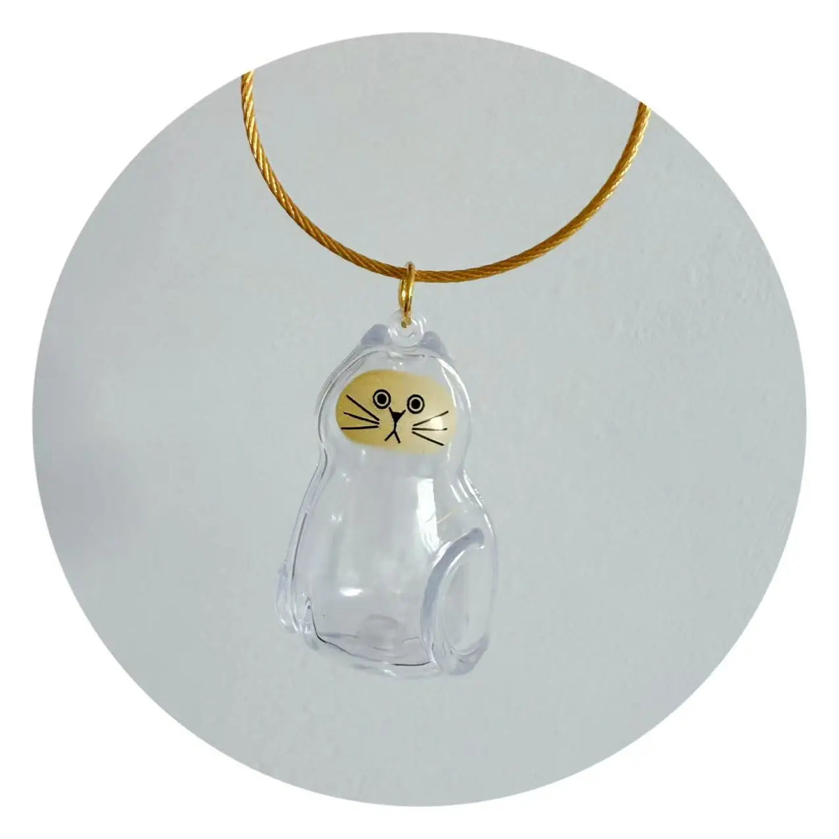 Transparent Dog Hair Storage Container, Memorial Keychain