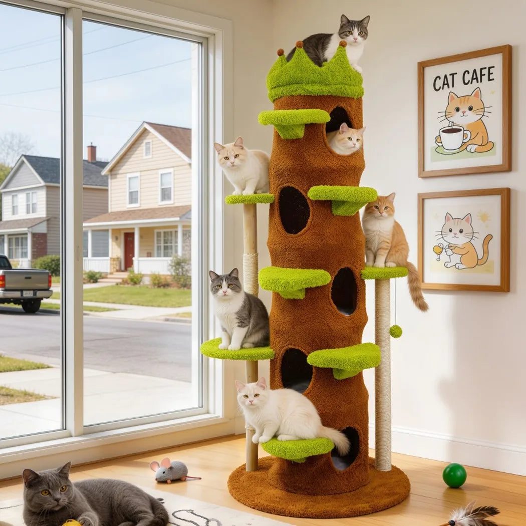 Cat Tree Tower with Scratching Post
