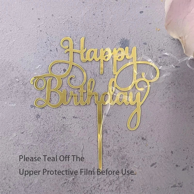 Happy Birthday Cake Topper