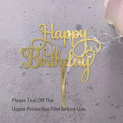 Happy Birthday Cake Topper