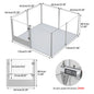 Dog Playpen, Whelping Pen, Puppy Playpen with Waterproof Fertility Pad