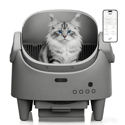 Automatic Cat Litter, Self-Cleaning WiFi App Control