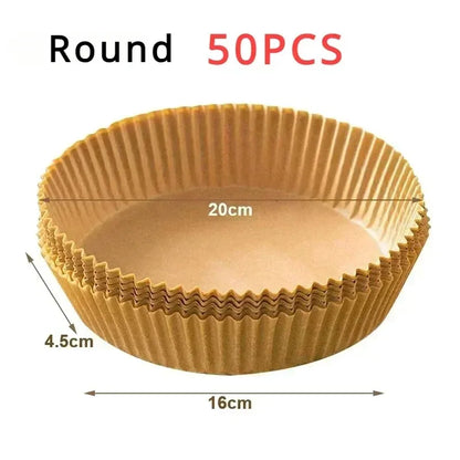 Air Fryer Baking Papers and Round  Paper Liners