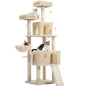 Multi-Level Cat Tree Tower with Sisal Scratching Post