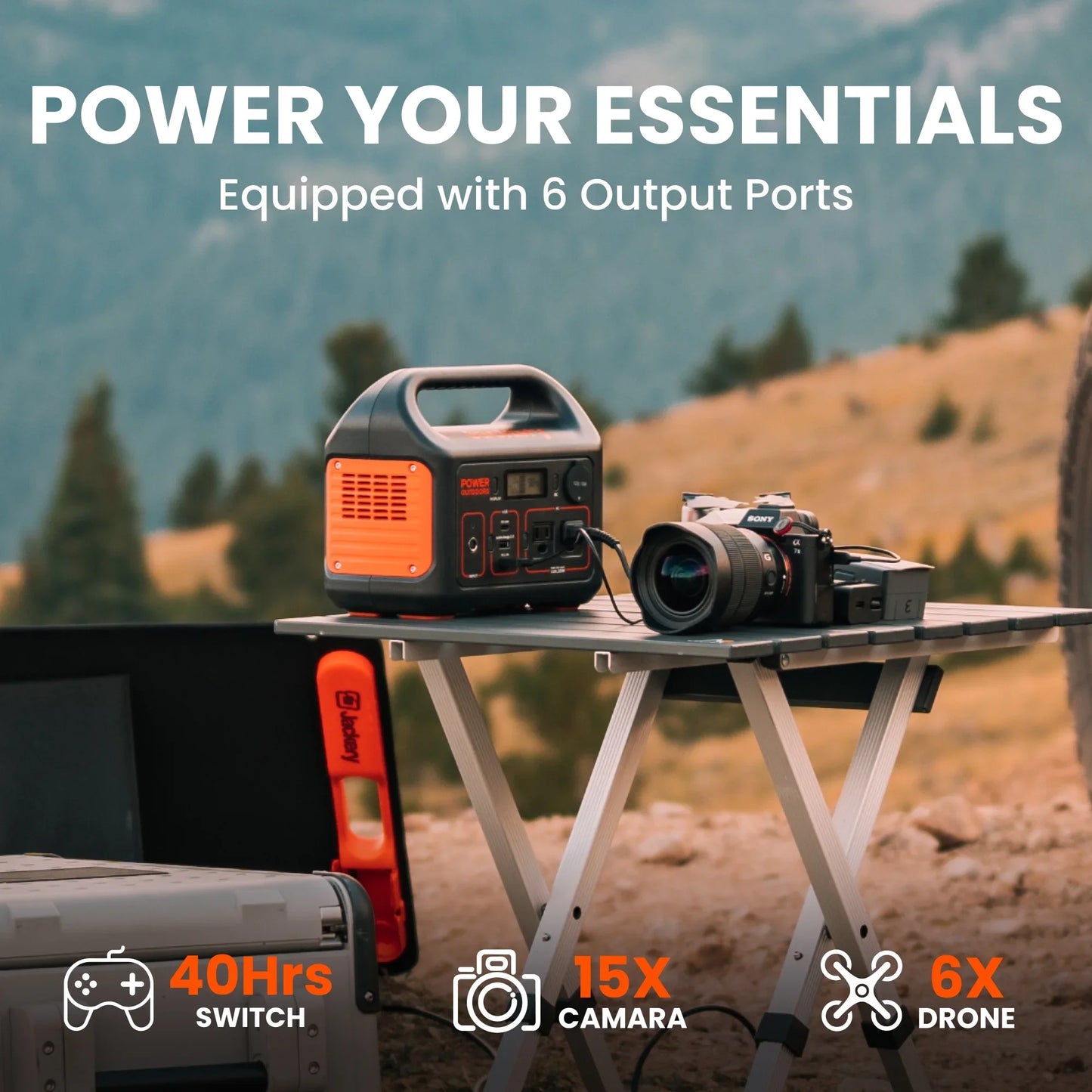 Portable Power  Station Solar Generator for Camping