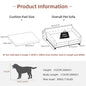 Elevated Dog Sofa for Medium to Large Dogs