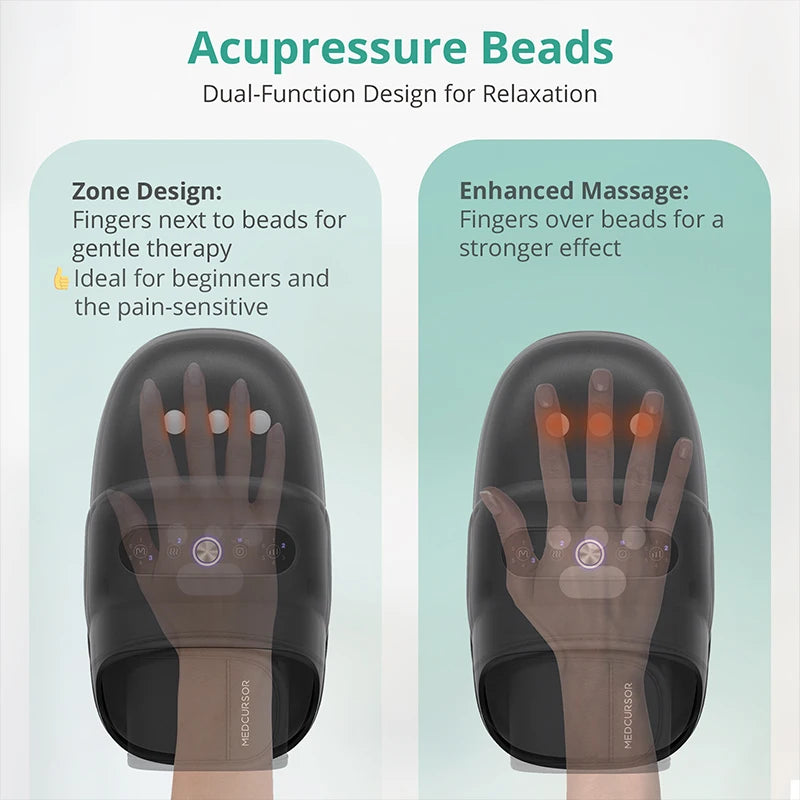 Hand  Hot Compress Palm Acupoint Massager