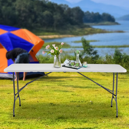 Heavy Duty Foldable Table with Carrying Handle