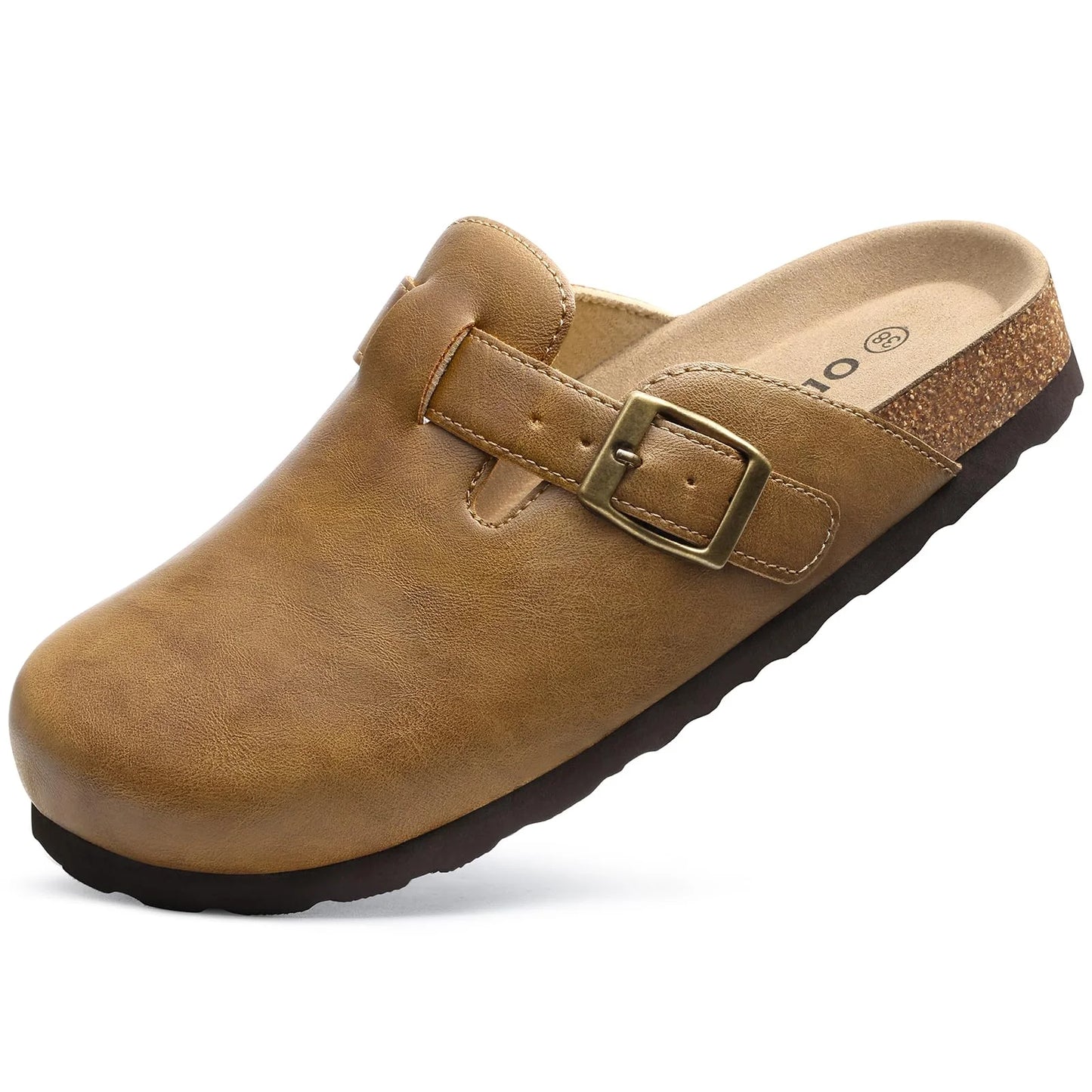 Vegan Leather Clogs Outdoor Slip-on Shoes