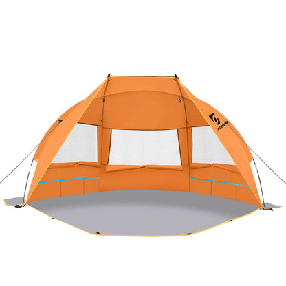 Beach Tent 3 Person with Extended Waterproof Floor