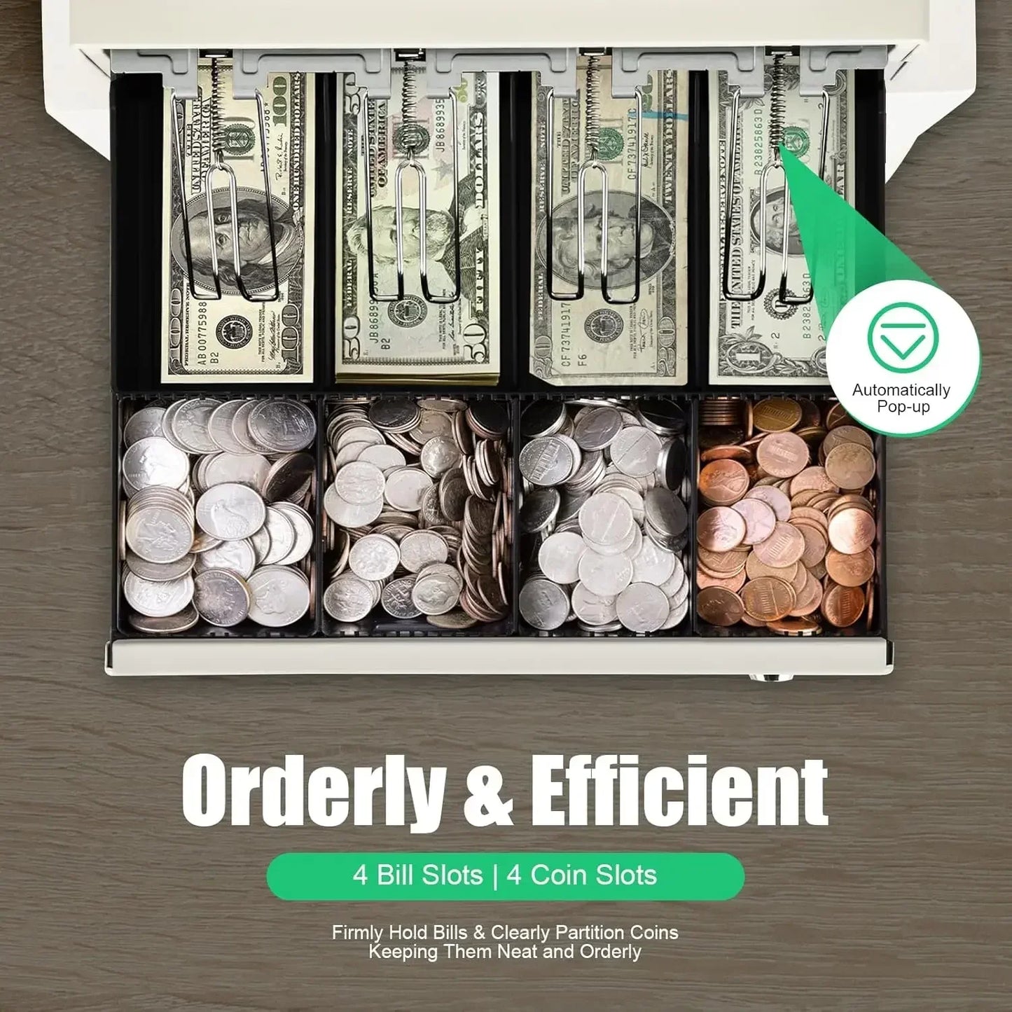 Electronic Cash Register, Commercial, with LED Display