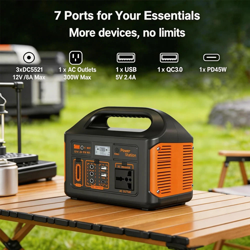 Portable Solar Generator  Backup Power Bank