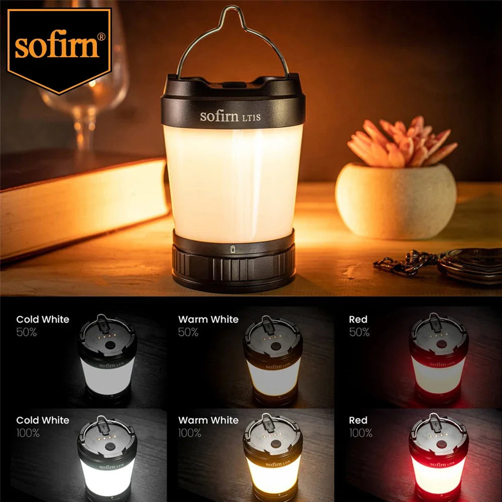Camping Light, USB C Rechargeable, Emergency