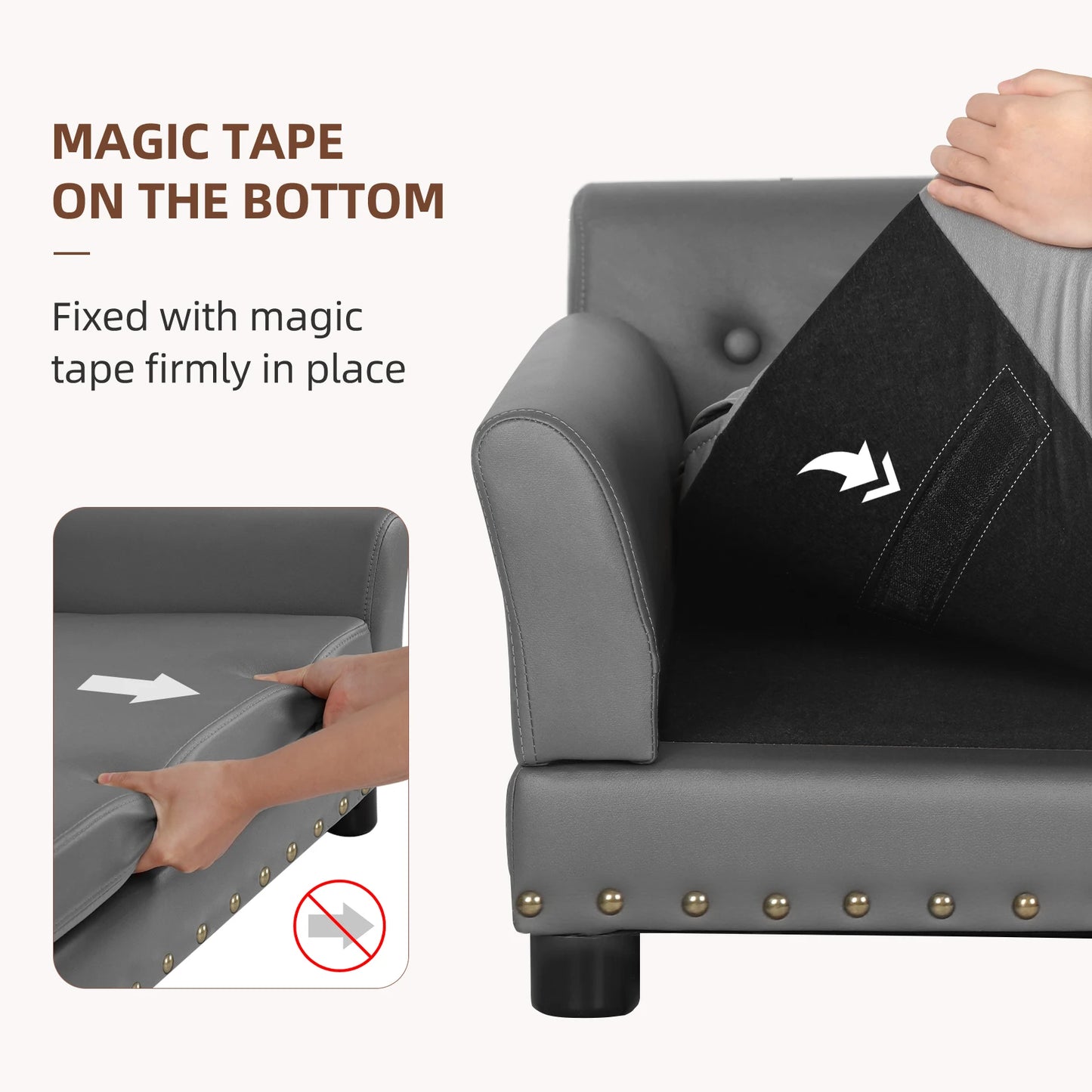 Elevated Dog Sofa for Medium to Large Dogs