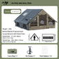 Inflatable Camping Tent, for 4-8 Persons,