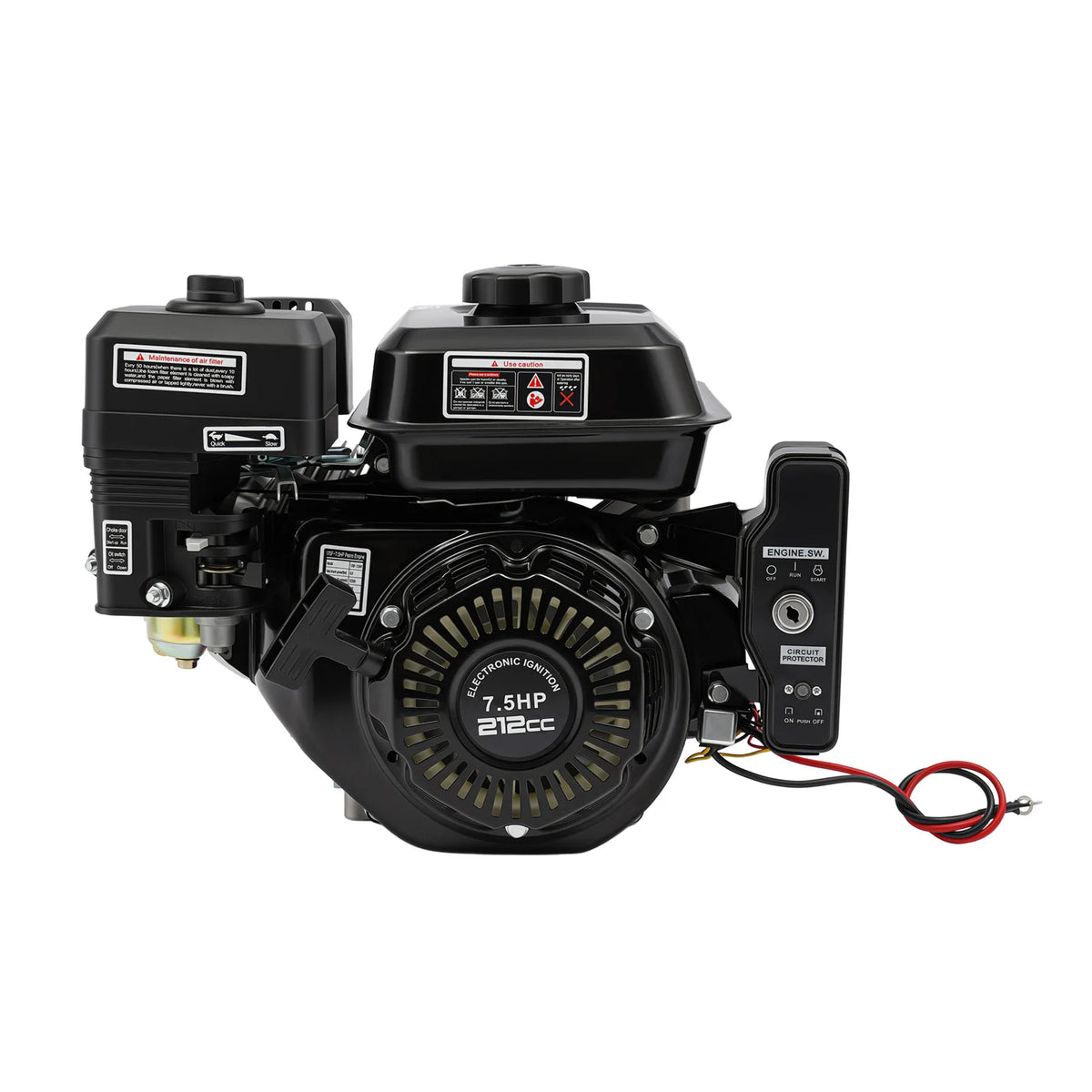 4‑Stroke Single Cylinder Gas‑Powered Engine 7.5HP