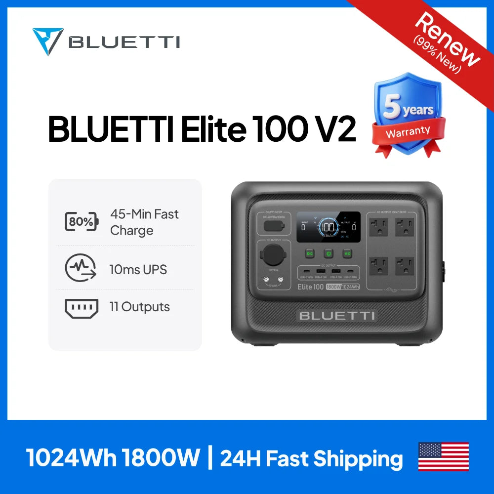 Portable Power Station 1800W Generator For Camping
