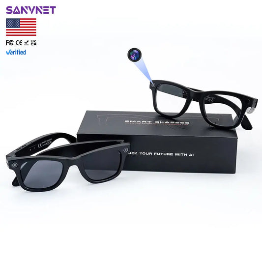 Consumer Electronics Smart Glasses, Video with Camera, Sunglasses,  Music Player