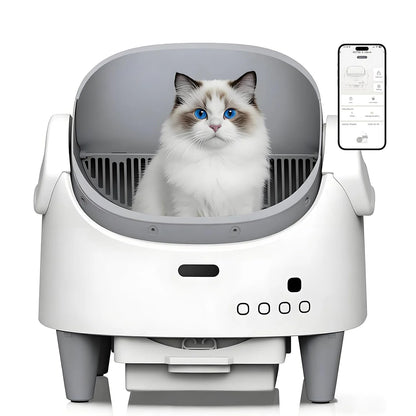 Automatic Cat Litter, Self-Cleaning WiFi App Control