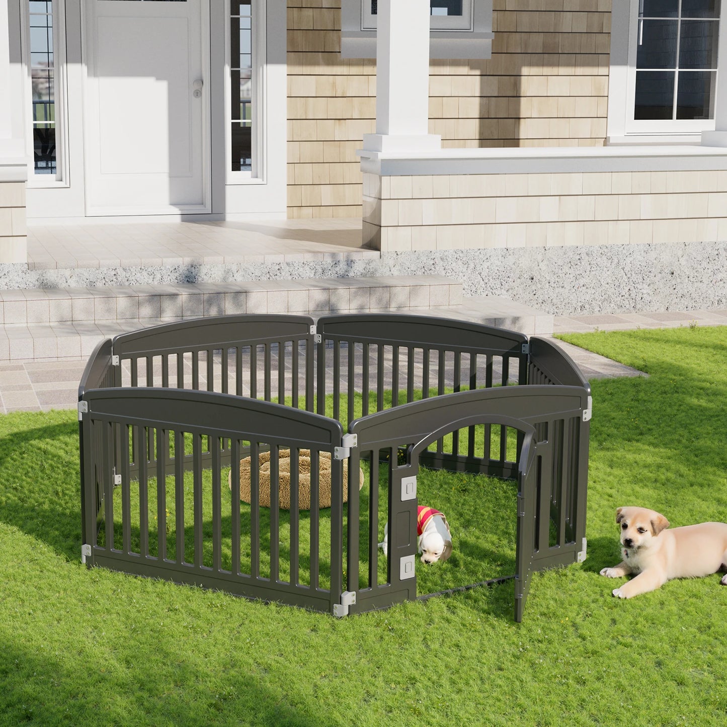Dog Playpen  for Medium Dogs Indoor Outdoor