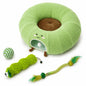 Convertible Cat Tunnel Bed With Hanging Ball