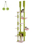 Floor to Ceiling Cat Tower with  Condo, Hammock, and Scratching Post