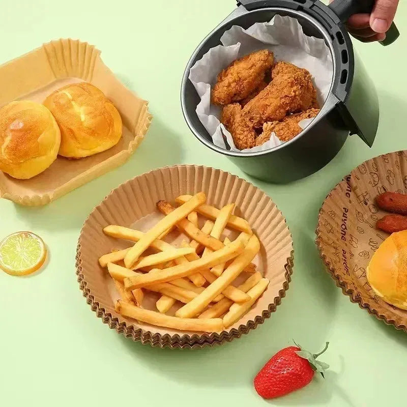Air Fryer Baking Papers and Round  Paper Liners