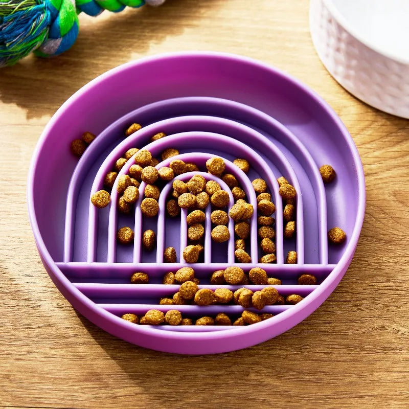 Silicone Slow Feeder Bowl for Pets,