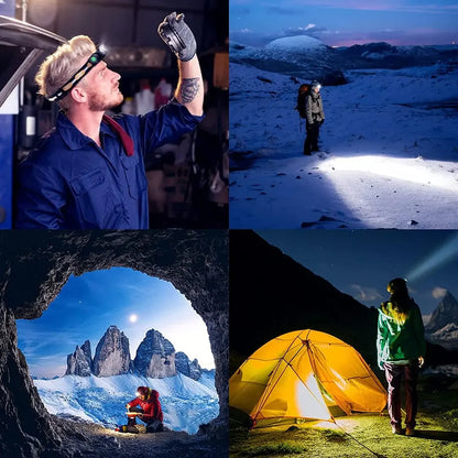 Rechargeable Headlamp with Battery,  Camping Fishing
