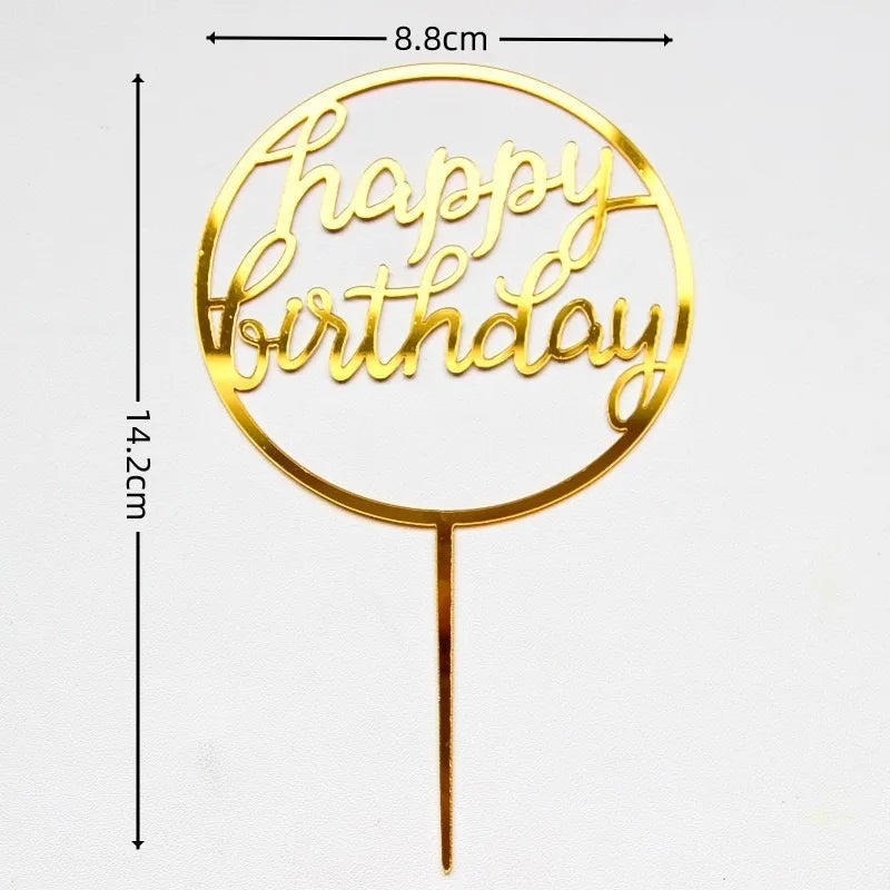 Happy Birthday Cake Topper