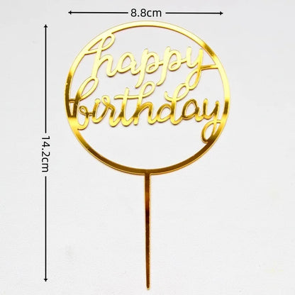 Happy Birthday Cake Topper