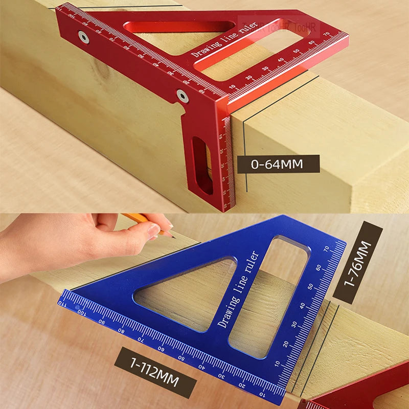Woodworking Square Protractor  Measuring Tool for Engineer