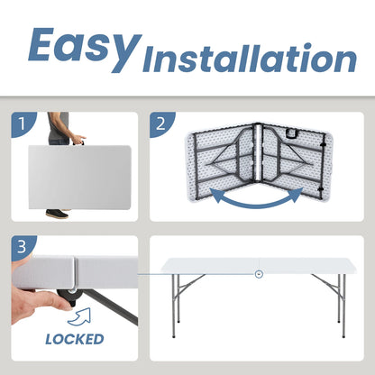 Portable Folding  Table with Carrying Handle